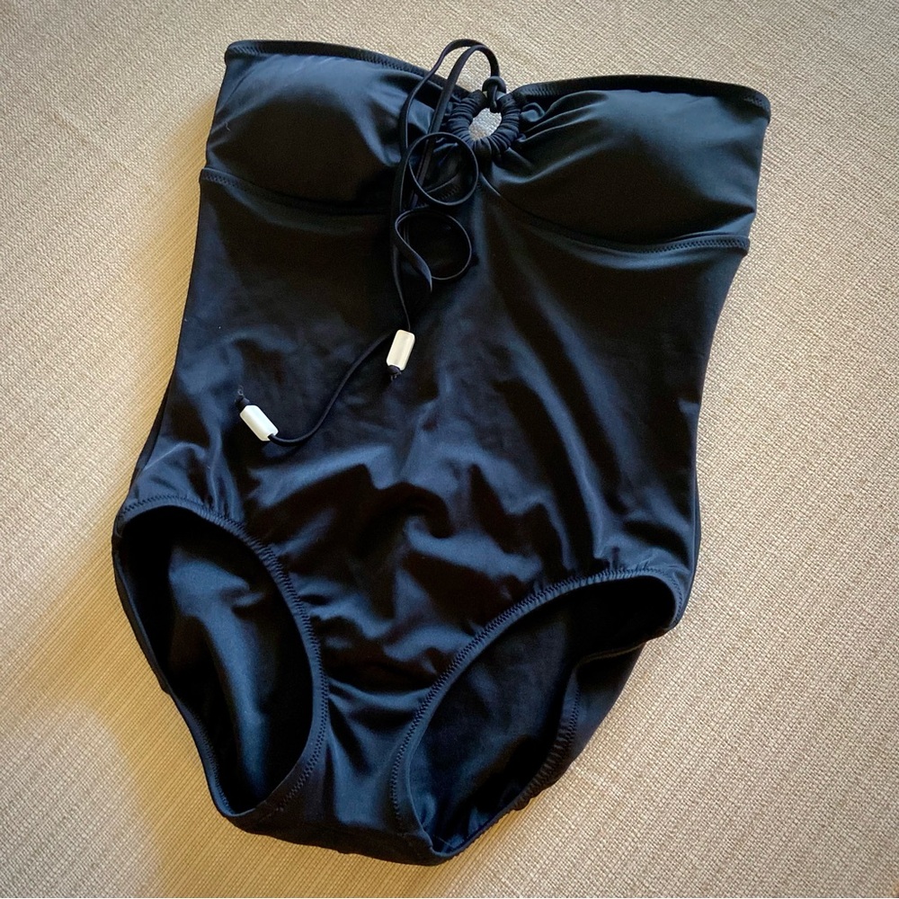 Black One-Piece Swimsuit